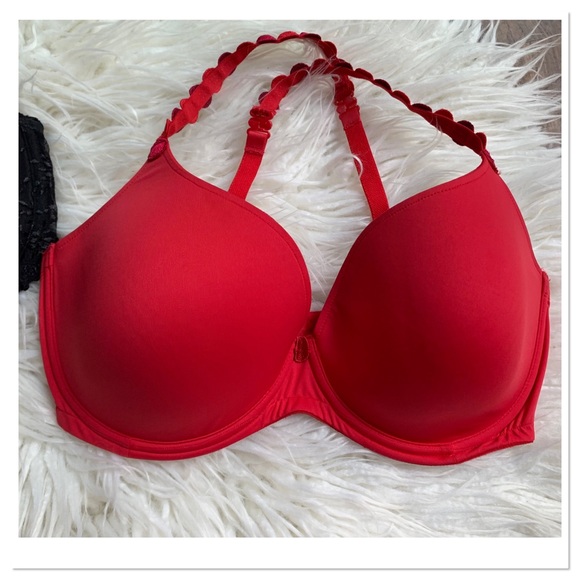 Marie Jo L’Aventure Bra Bundle Underwire Cup Red Black Size 34DDD - Picture 2 of 16